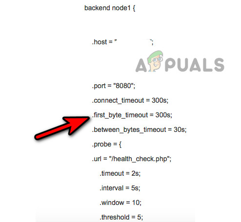 Change the Timeout Limit of Varnish