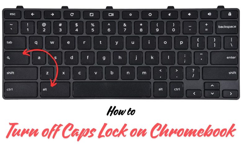 How to turn off caps lock on Chromebook