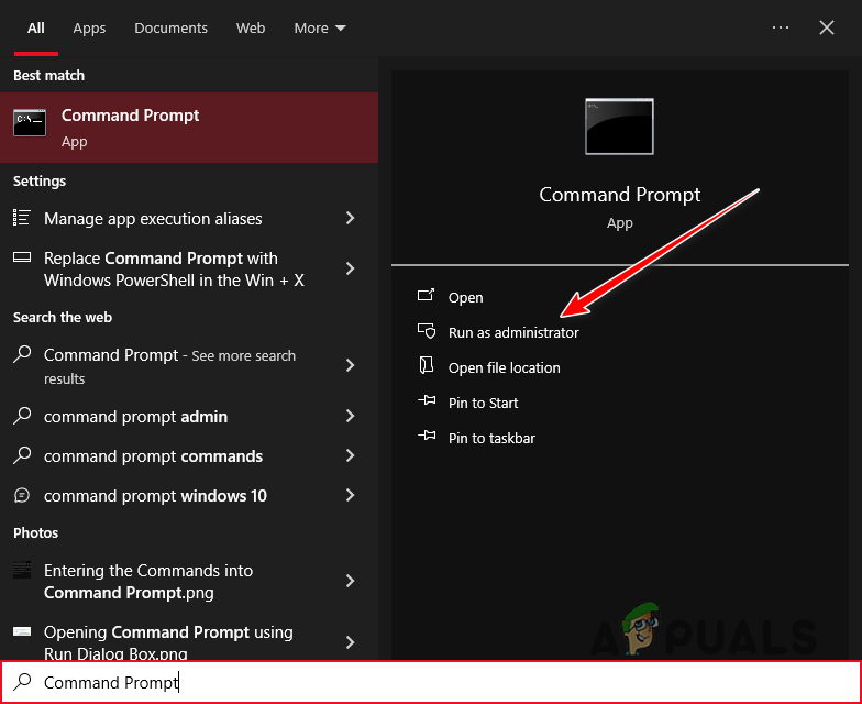 Opening Command Prompt as an Administrator